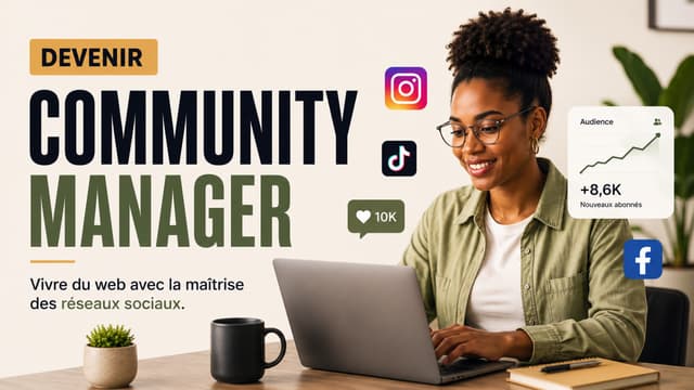 Couverture : Devenir Community Manager
