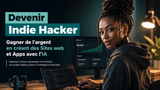 Couverture : Devenir Indie Hacker avec l'IA