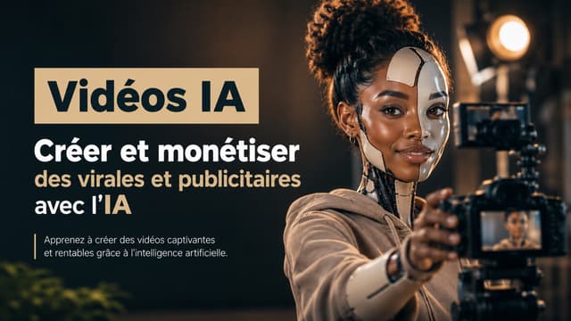 Couverture : Créer et monétiser des vidéos IA