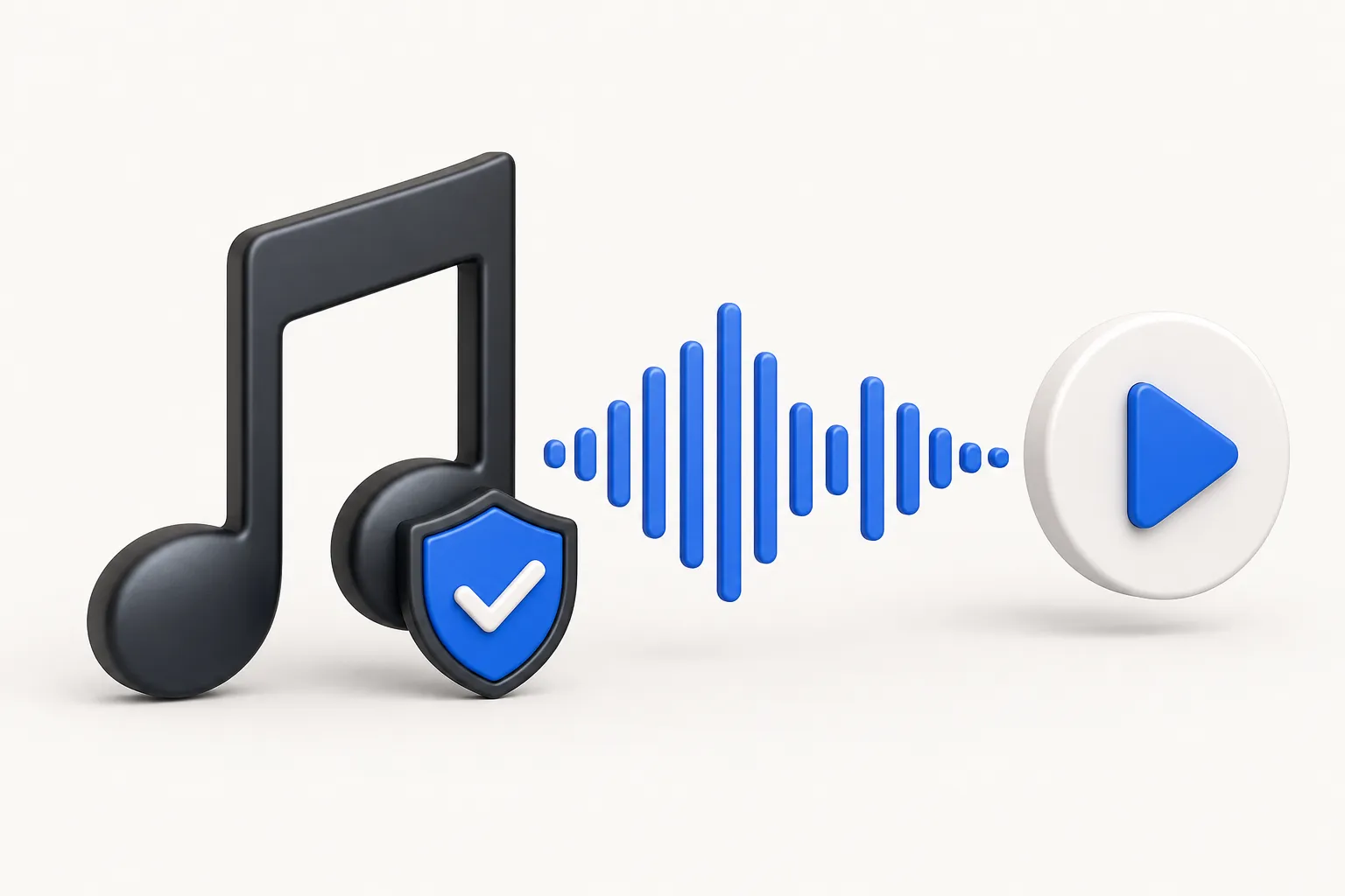 Illustration : musique libre de droits IA
