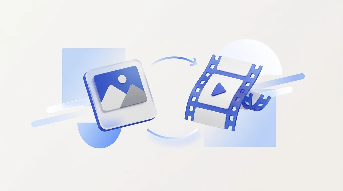 Illustration : ia photo to video